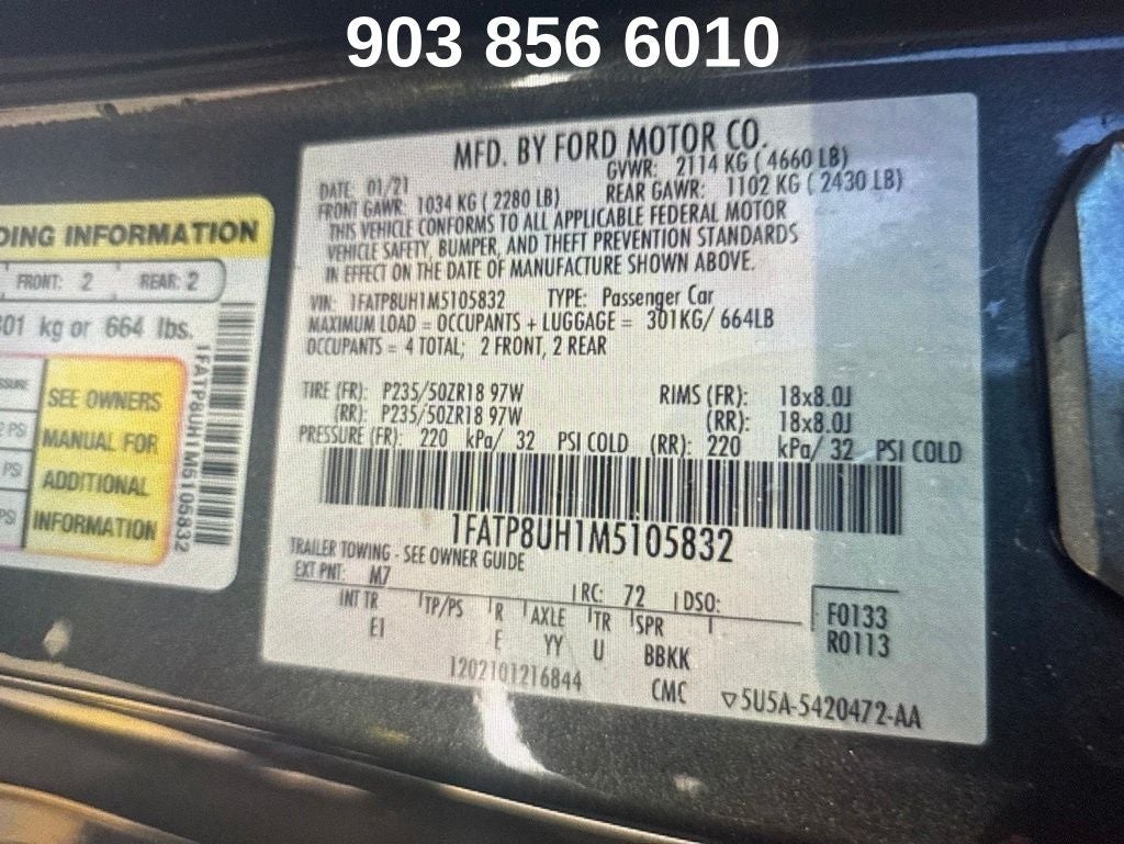2021 Ford Mustang EcoBoost Premium