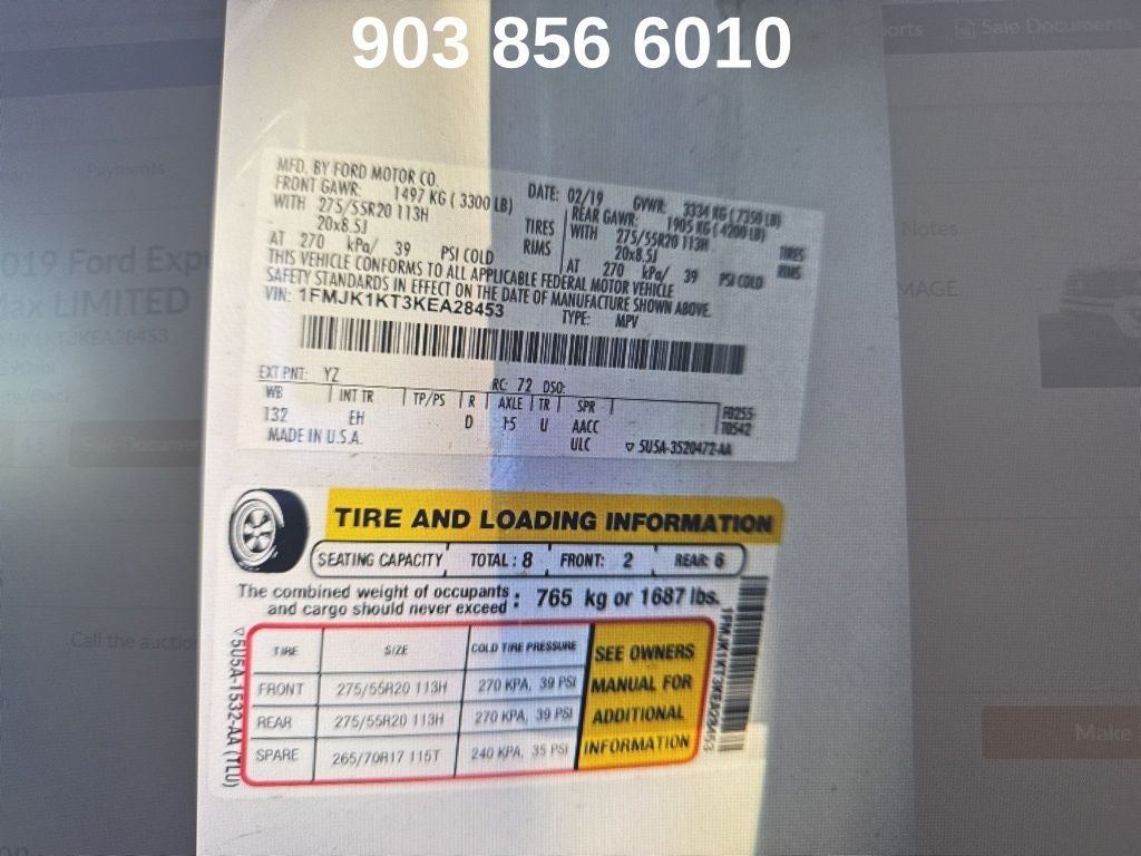 2019 Ford Expedition Max Limited