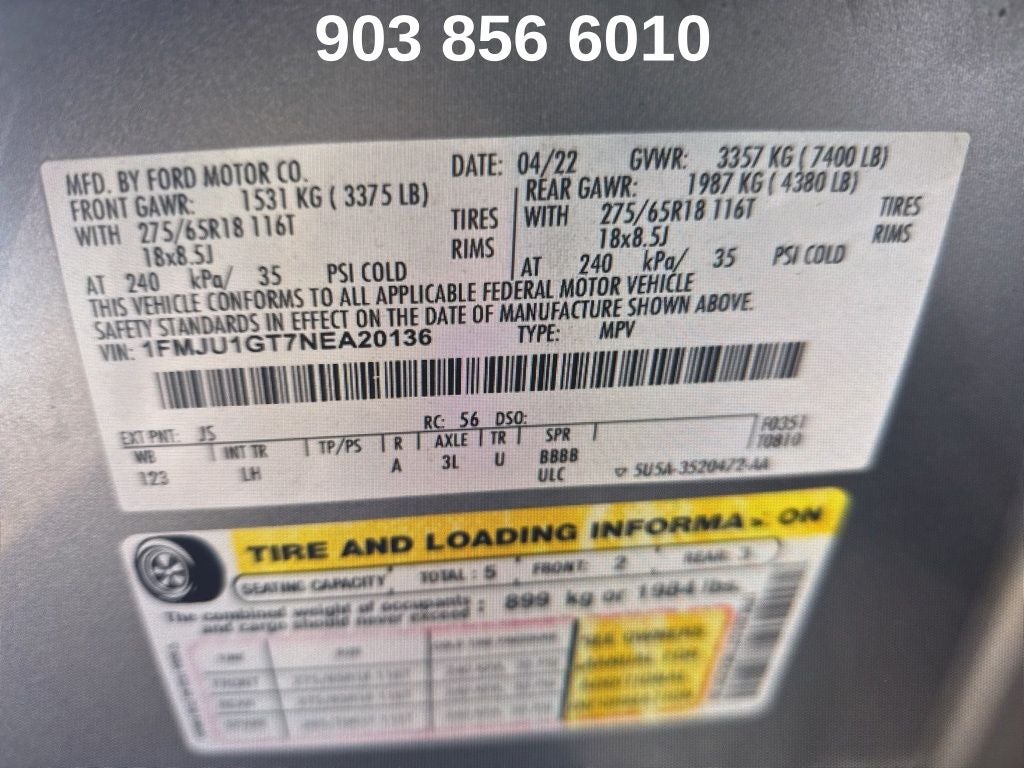 2022 Ford Expedition XL