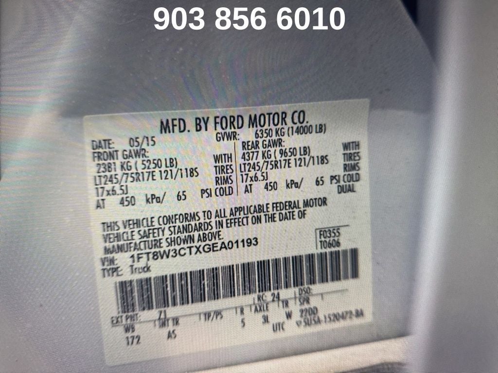 2016 Ford F-350SD XL DRW