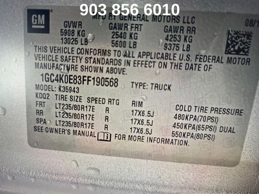 2015 Chevrolet Silverado 3500HD LTZ