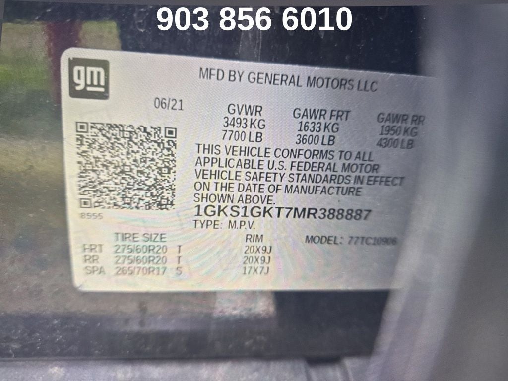 2021 GMC Yukon XL SLT