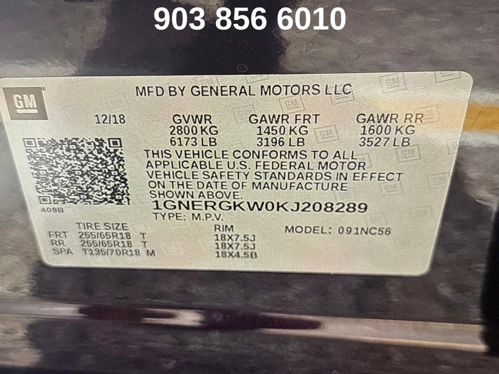 2019 Chevrolet Traverse LT Cloth w/1LT