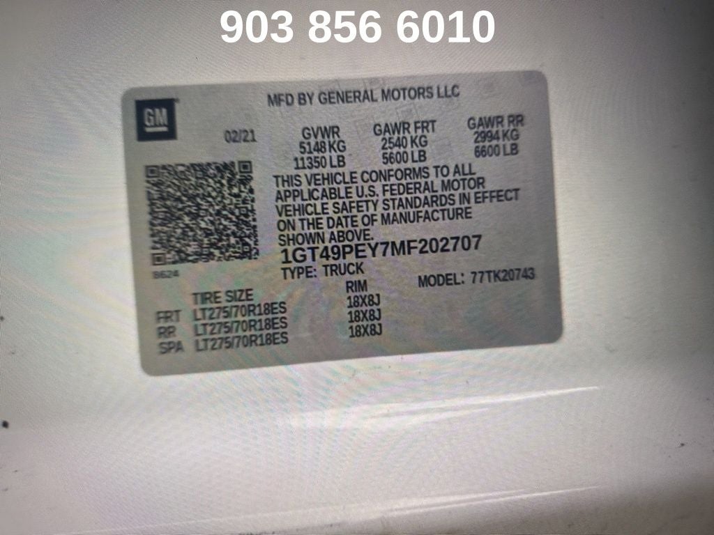 2021 GMC Sierra 2500HD AT4