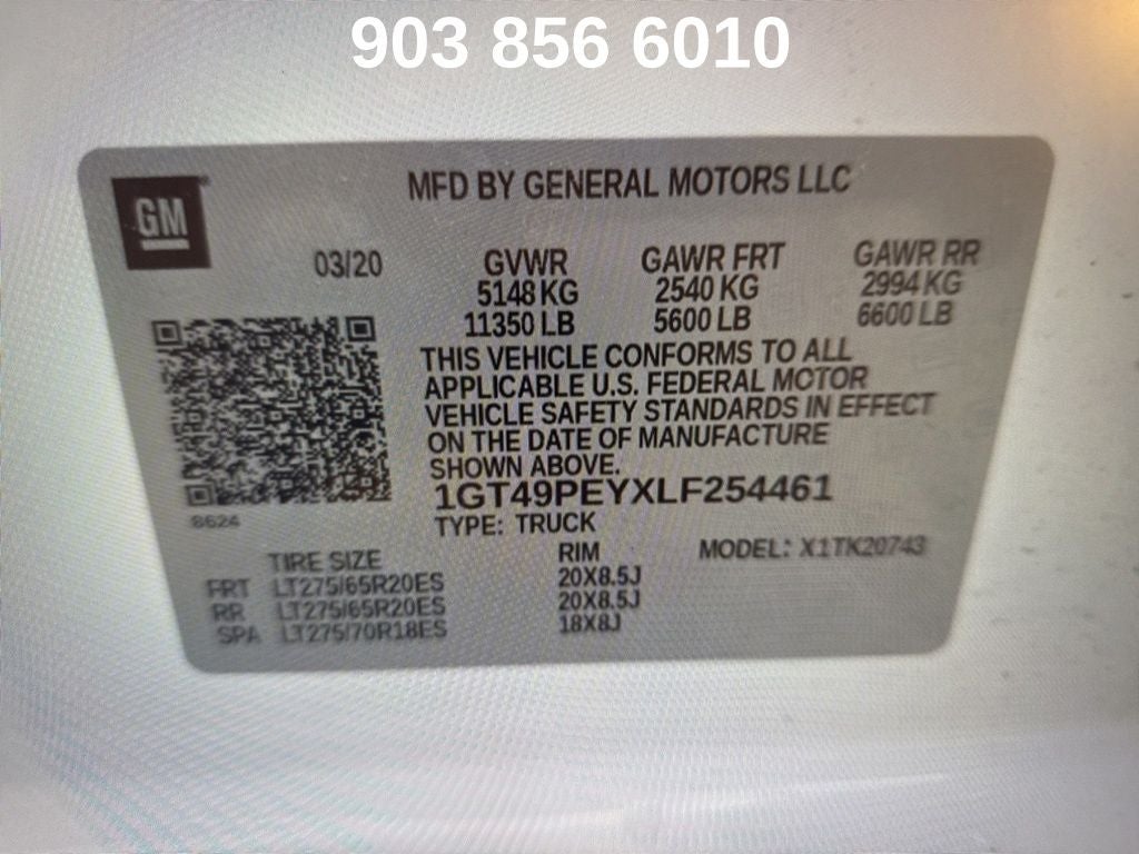 2020 GMC Sierra 2500HD AT4