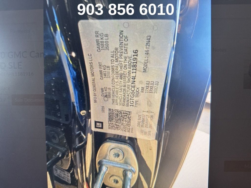 2020 GMC Canyon SLE1