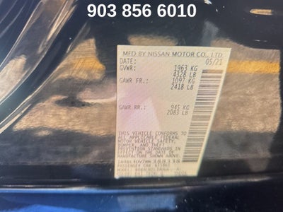 2021 Nissan Altima 2.5 SV