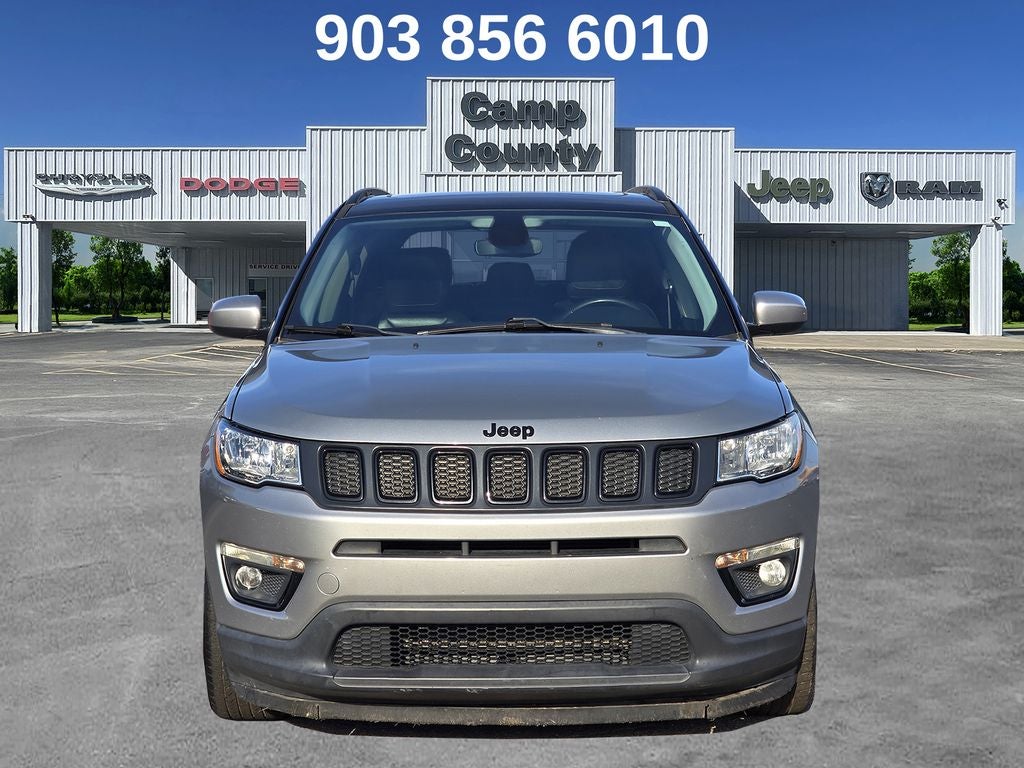 Used 2021 Jeep Compass Altitude with VIN 3C4NJCBB2MT577043 for sale in Pittsburg, TX