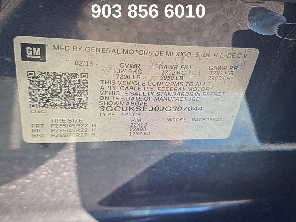 2018 Chevrolet Silverado 1500 LTZ 2LZ