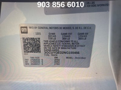 2022 Chevrolet Silverado 1500 LTD LTZ