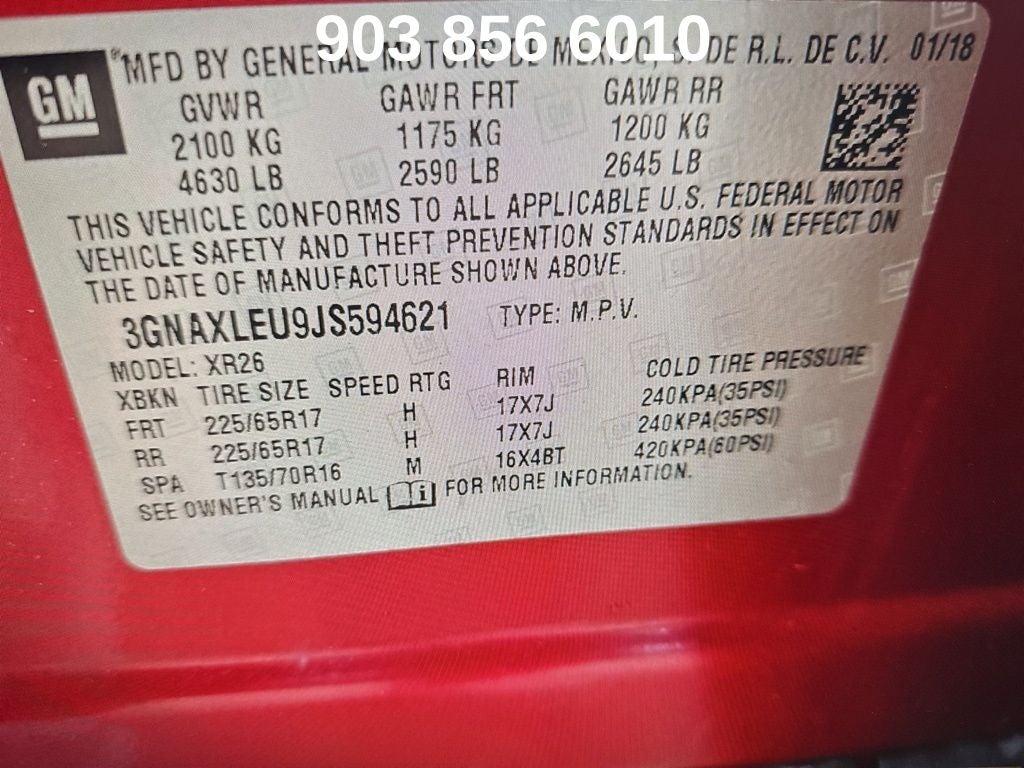 2018 Chevrolet Equinox LT