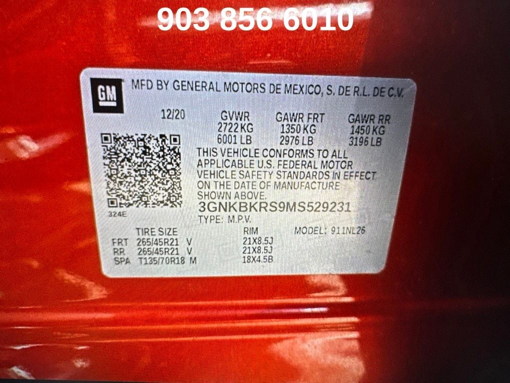 2021 Chevrolet Blazer RS