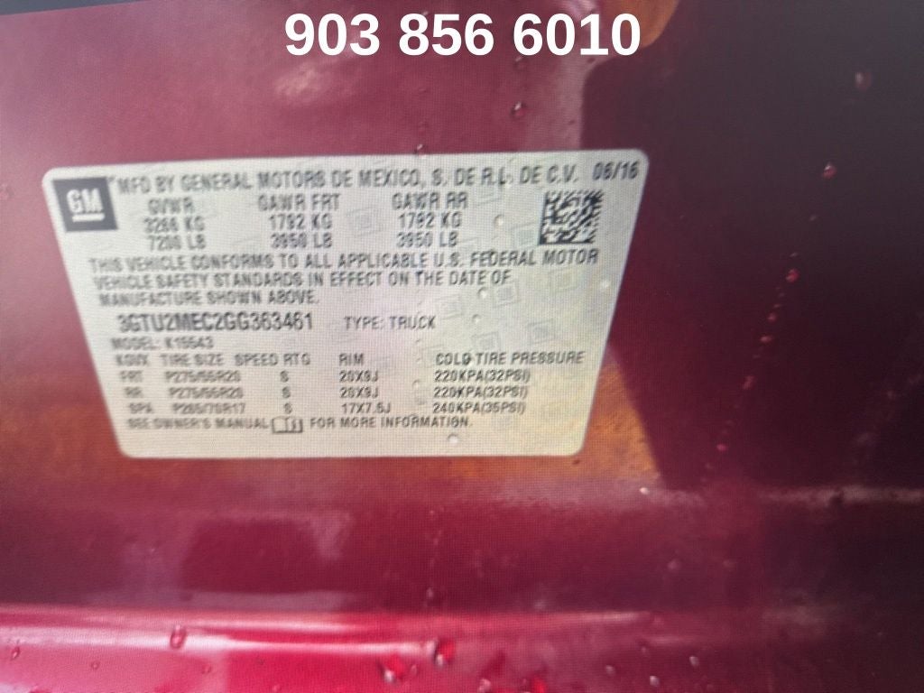 2016 GMC Sierra 1500 SLE