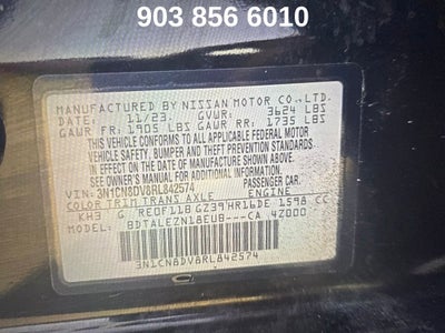 2024 Nissan Versa 1.6 S