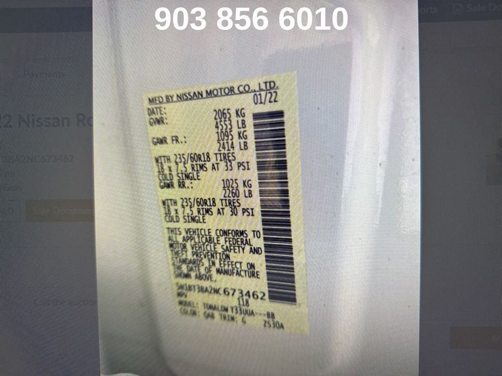 2022 Nissan Rogue SV