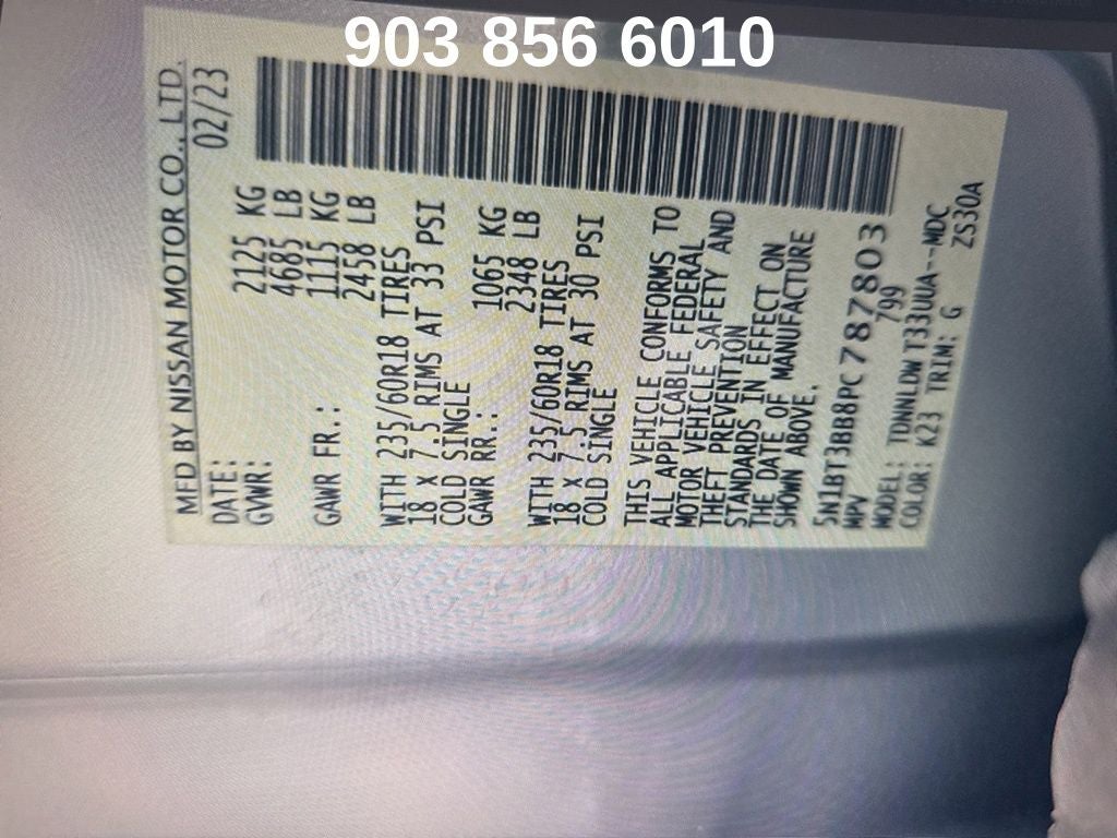 2023 Nissan Rogue SV