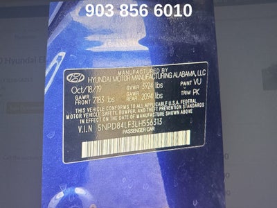 2020 Hyundai Elantra SEL