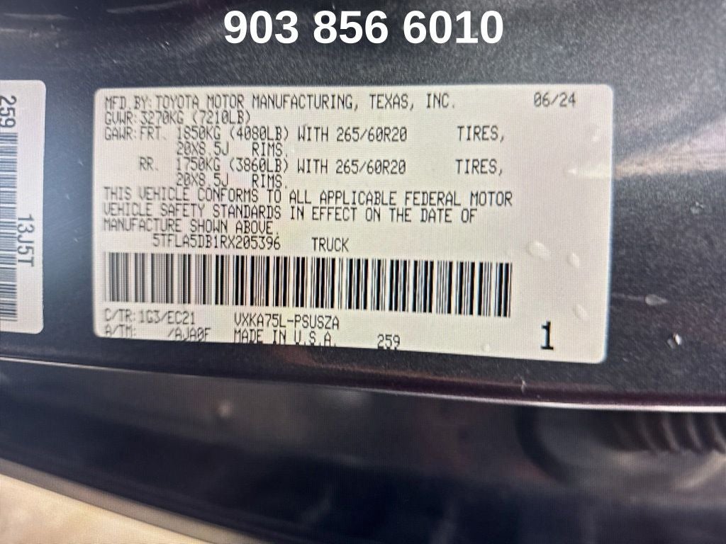 2024 Toyota Tundra SR5