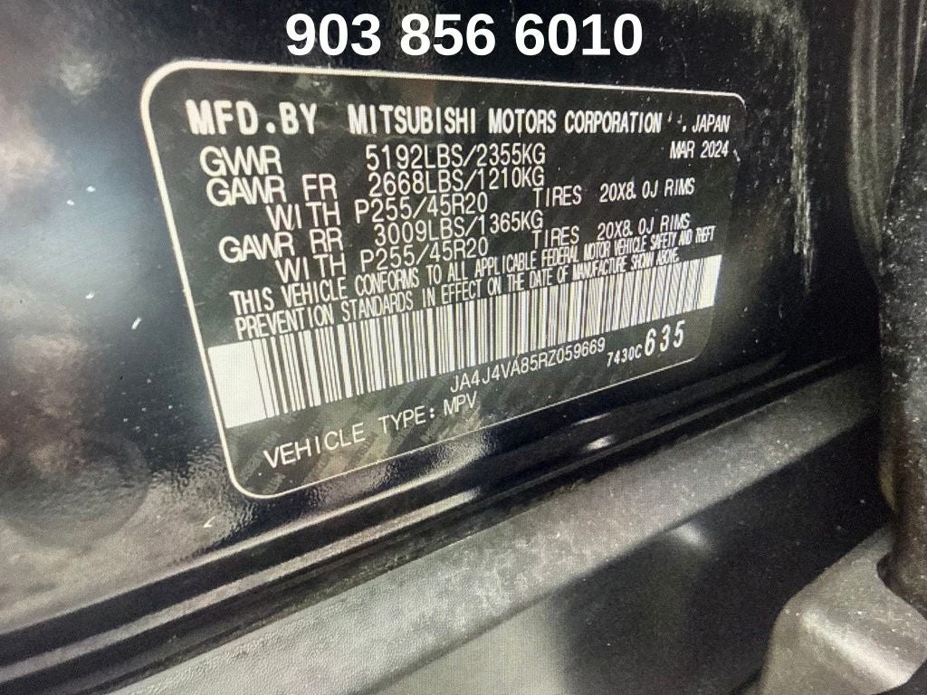 2024 Mitsubishi Outlander SE Black Edition w/Pano Roof