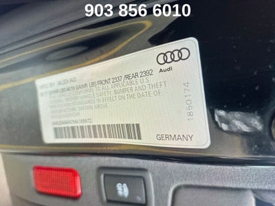 2017 Audi A4 2.0T ultra Premium FrontTrak