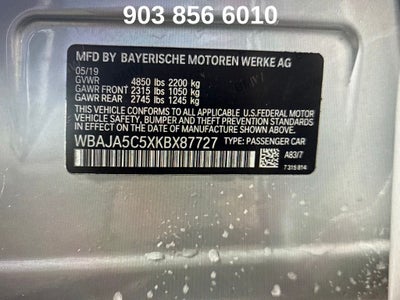 2019 BMW 5 Series 530i