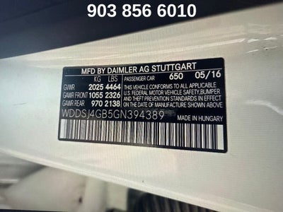 2016 Mercedes-Benz CLA CLA 250 4MATIC®
