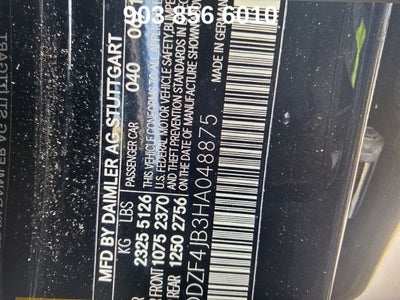 2017 Mercedes-Benz E-Class E 300