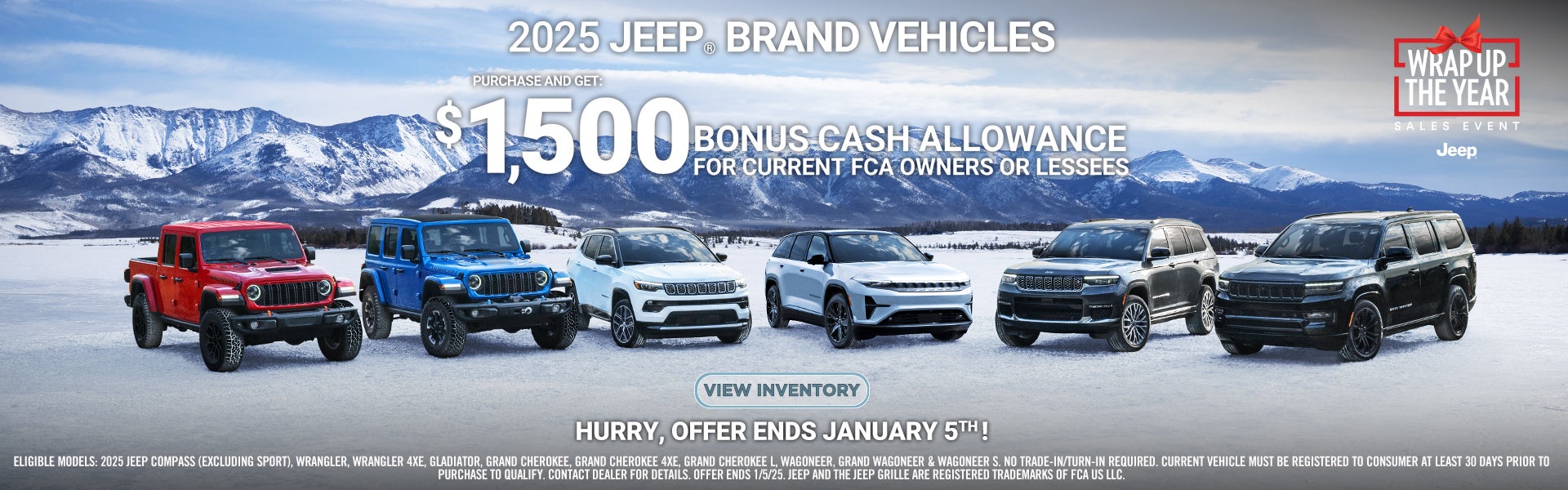 2025 JEEP BRAND VEHICLES